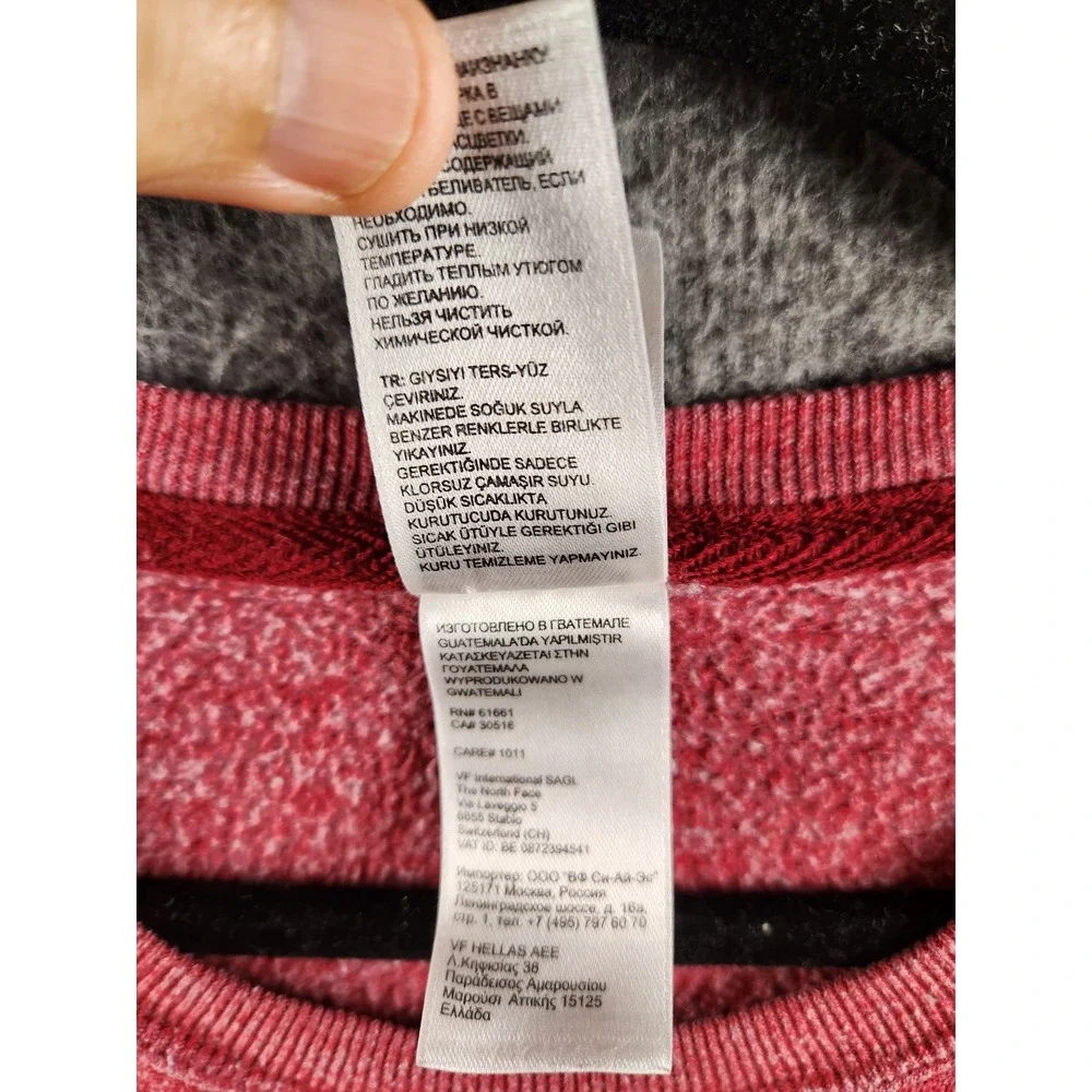 The North Face Since 1968 Crewneck Sweatshirt XXL Red Vintage Distressed Logo